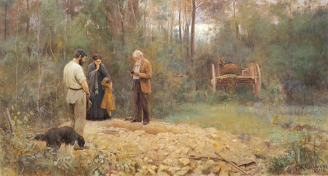Frederick Mccubbin A Bush Burial